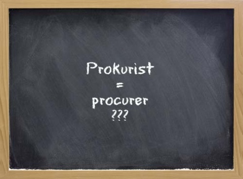 Prokurist = Procurer Business-Englisch: Typische Fehler
